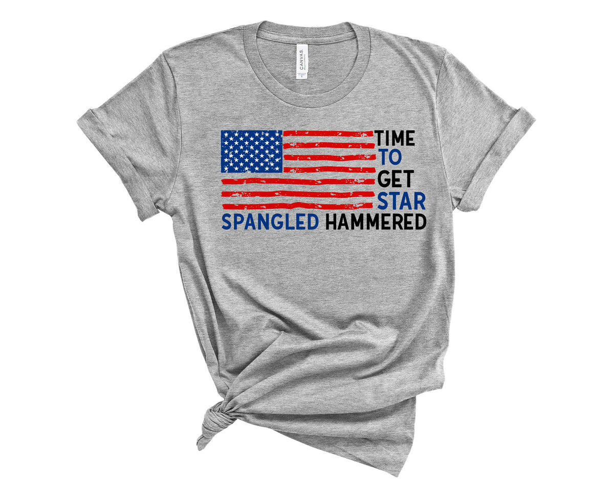 Star spangled hammered - Transfer