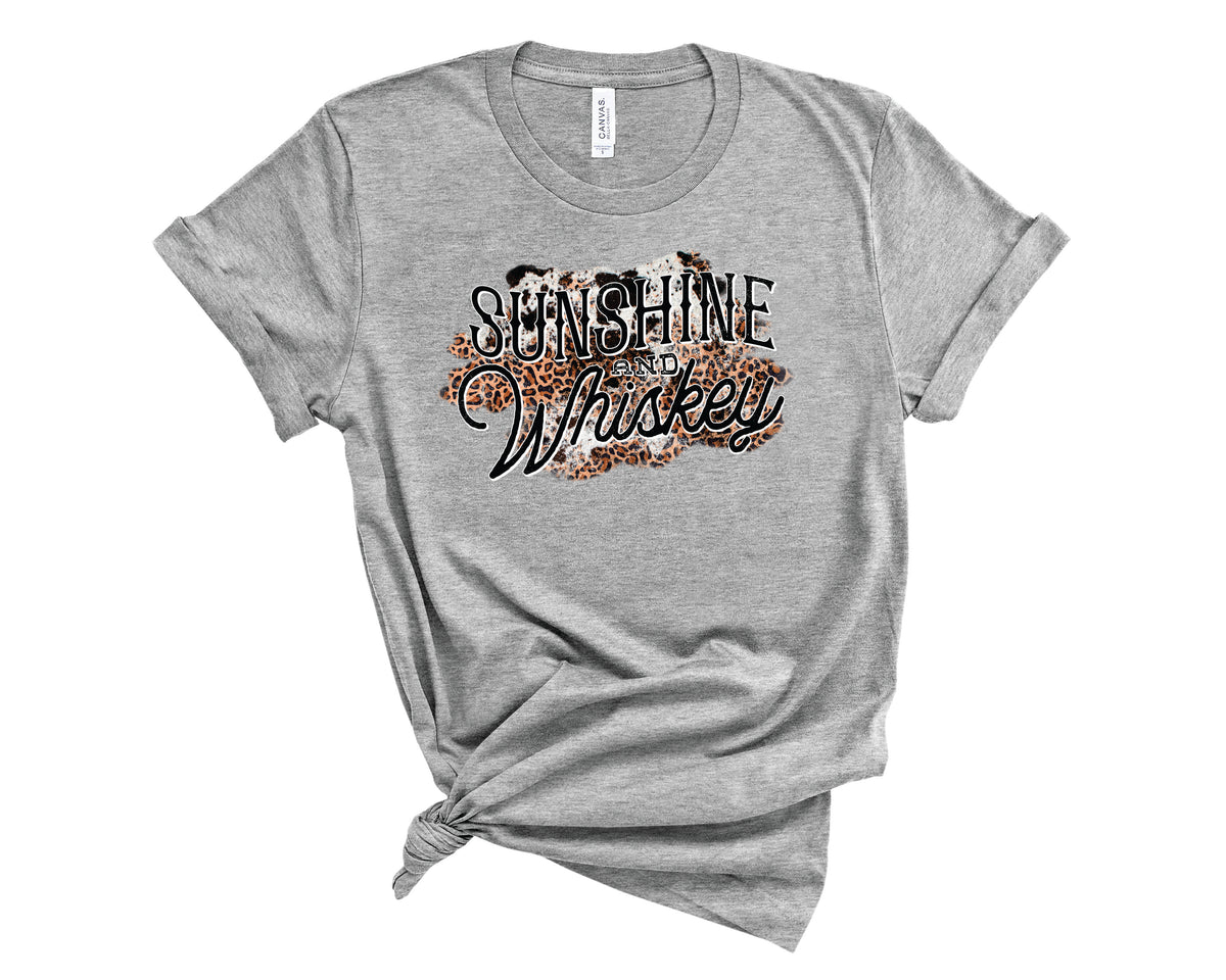 Sunshine & Whiskey Leopard Cow - Transfer