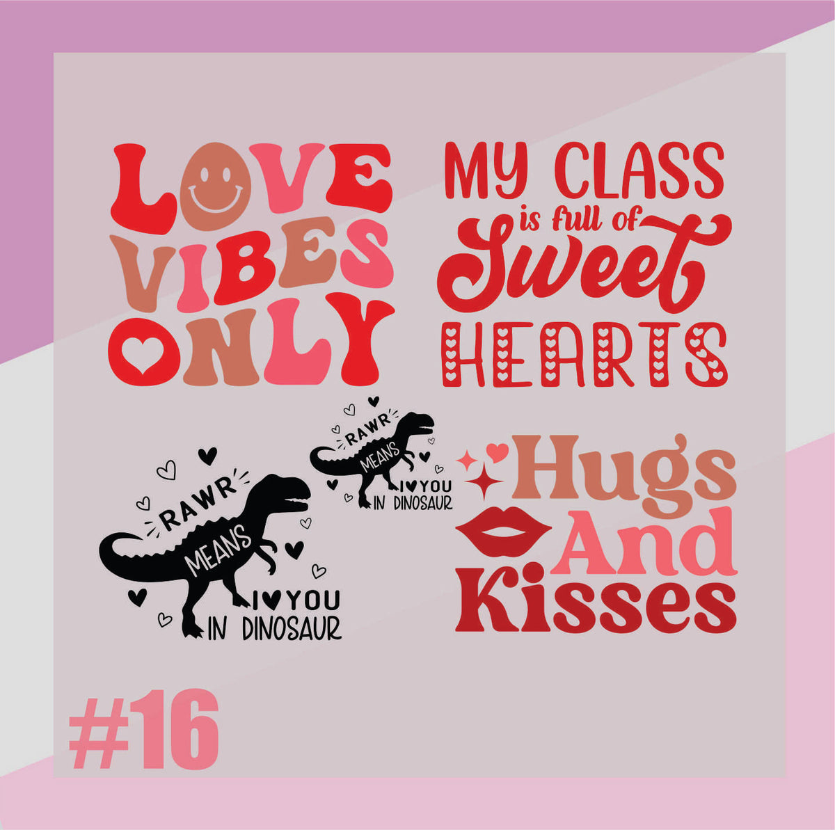 Valentines Day Gang Sheet #16