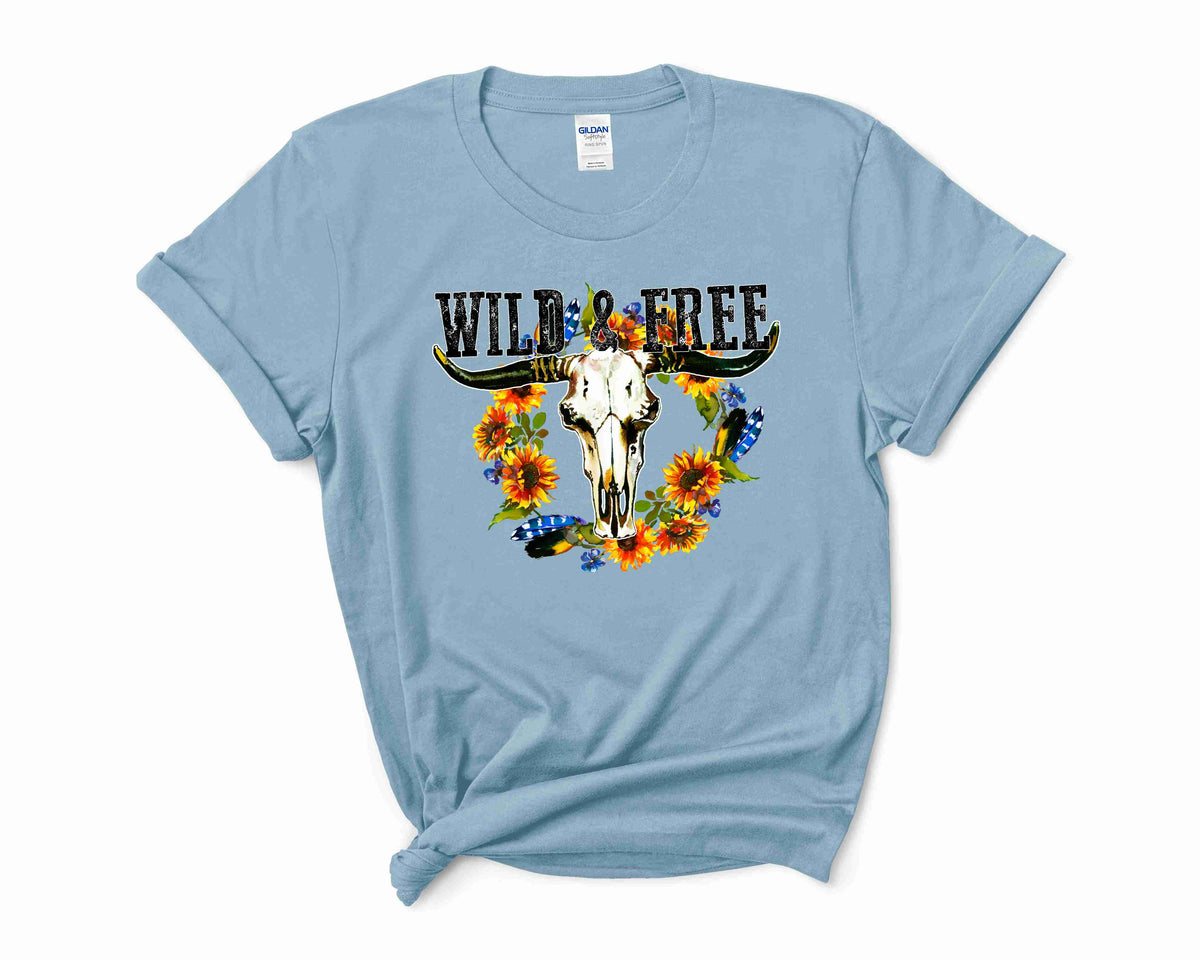 Wild and Free Floral - Transfer