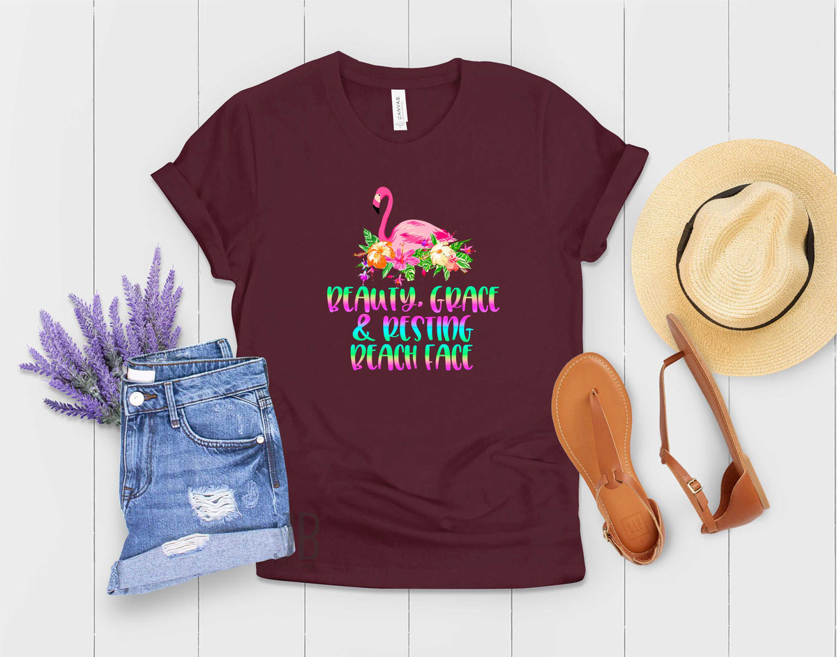 Beauty Grace & Resting Beach Face - Transfer