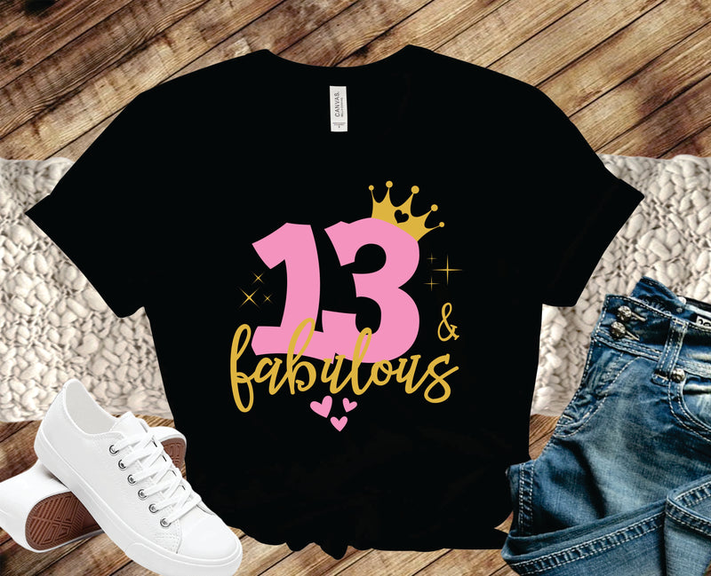 13 Birthday Fabulous - Transfer