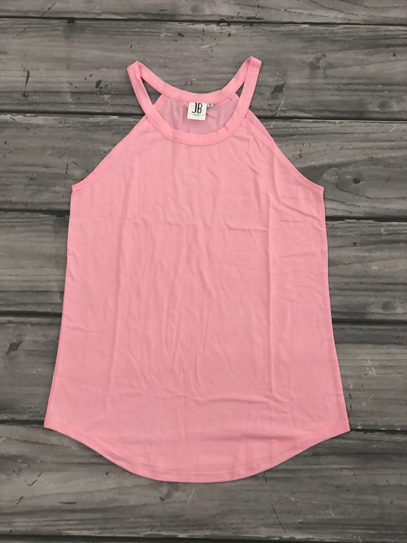 Pink Rocker Tank Rocker Tank- Pink