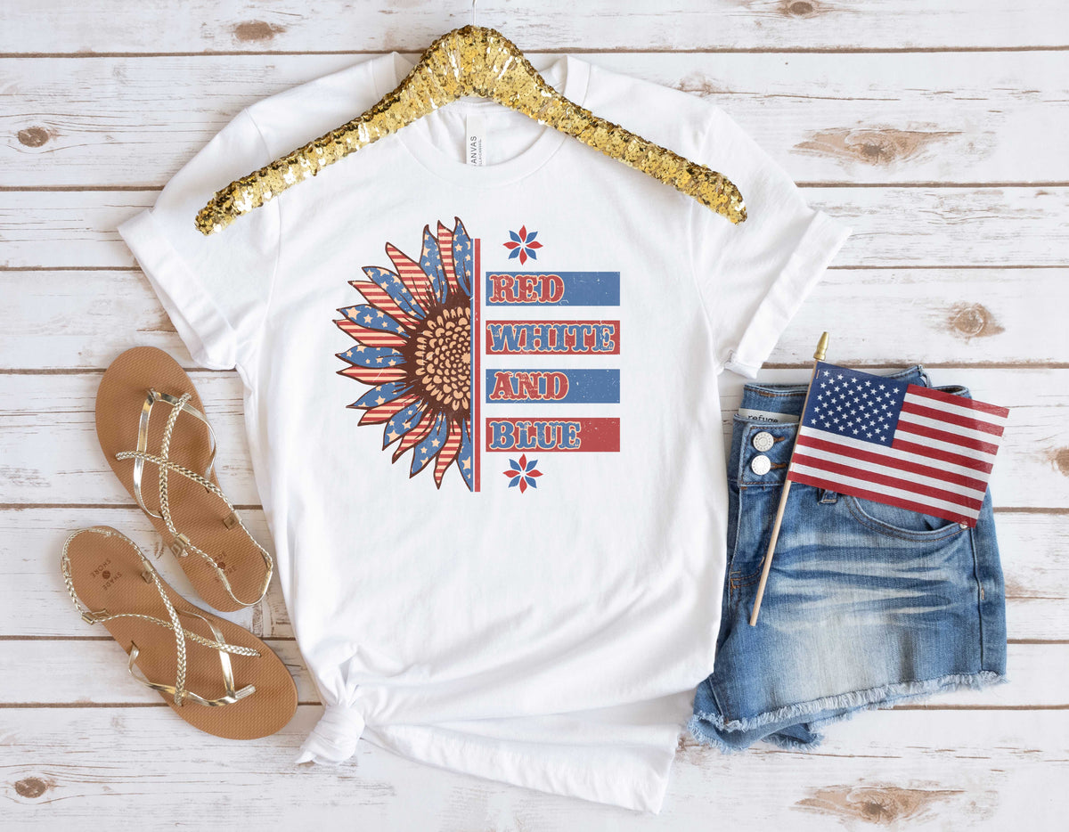 4th of July, Red, White and Blue - Transfer