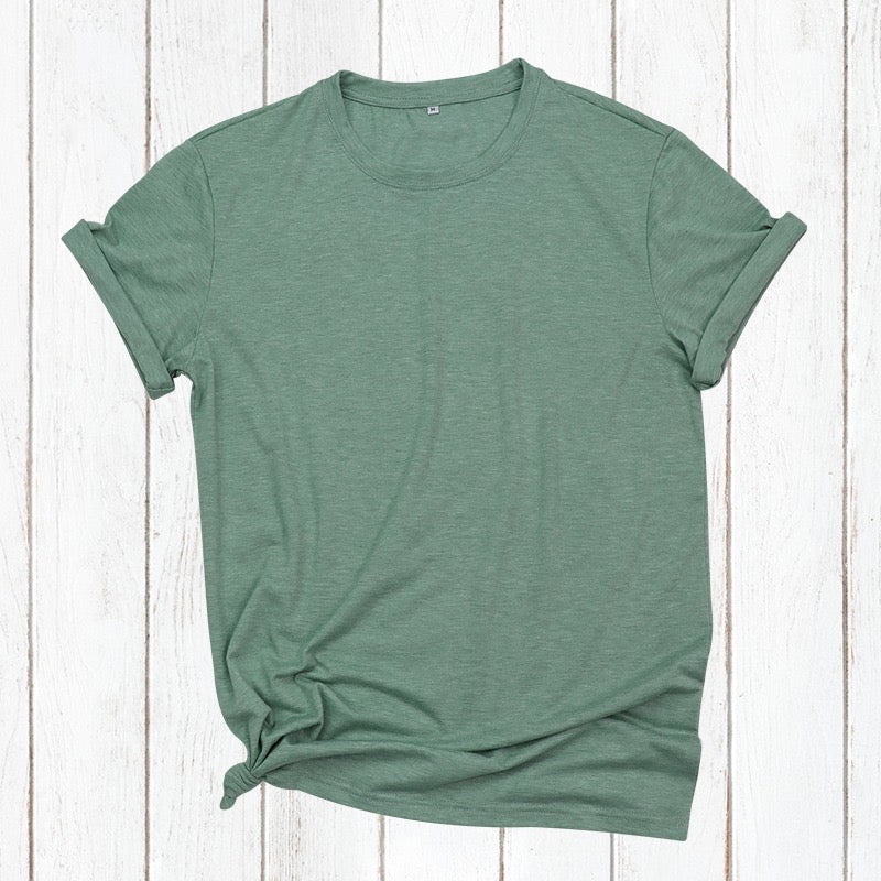 Polyester T-Shirt - Heather Sage