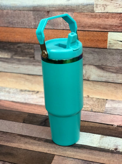 30oz Rainbow Water Bottles Powder Coated