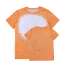 Polyester Bleach T-Shirt - Tangerine