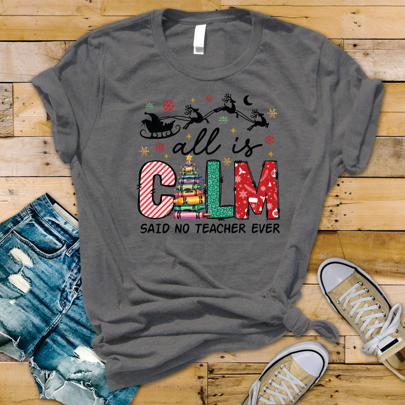 All Is Calm Said No Teacher Ever - Transfer