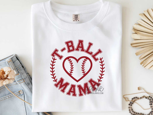 All Red T-Ball Mama - Transfer