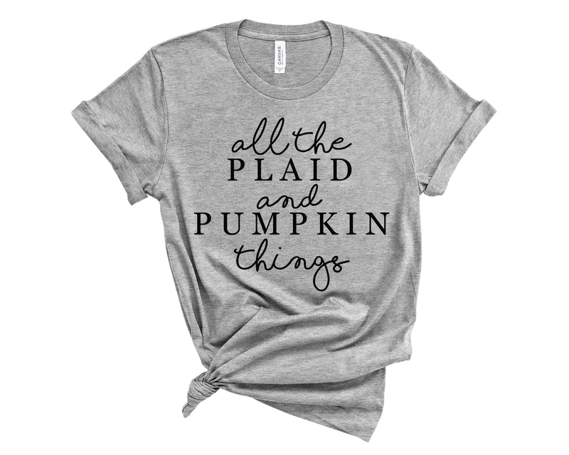All The Plaid and Pumpkin Things  - Transfer