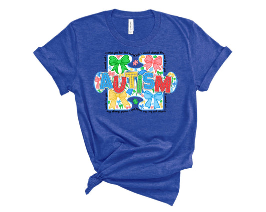 Autism Puzzle Coquette - Transfer