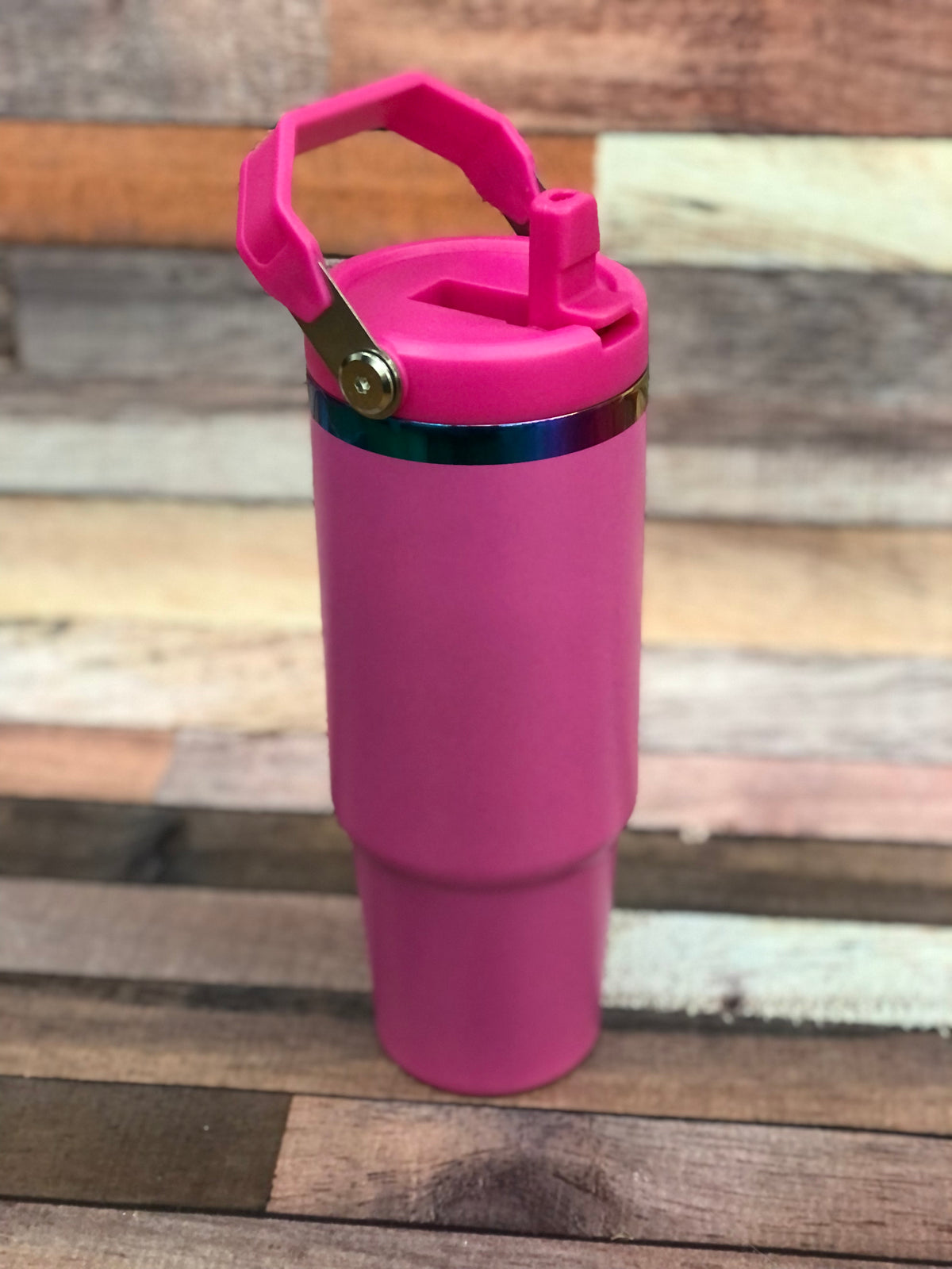 30oz Rainbow Water Bottles Powder Coated