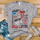 Baseball Coquette Game Day Collage - Transfer