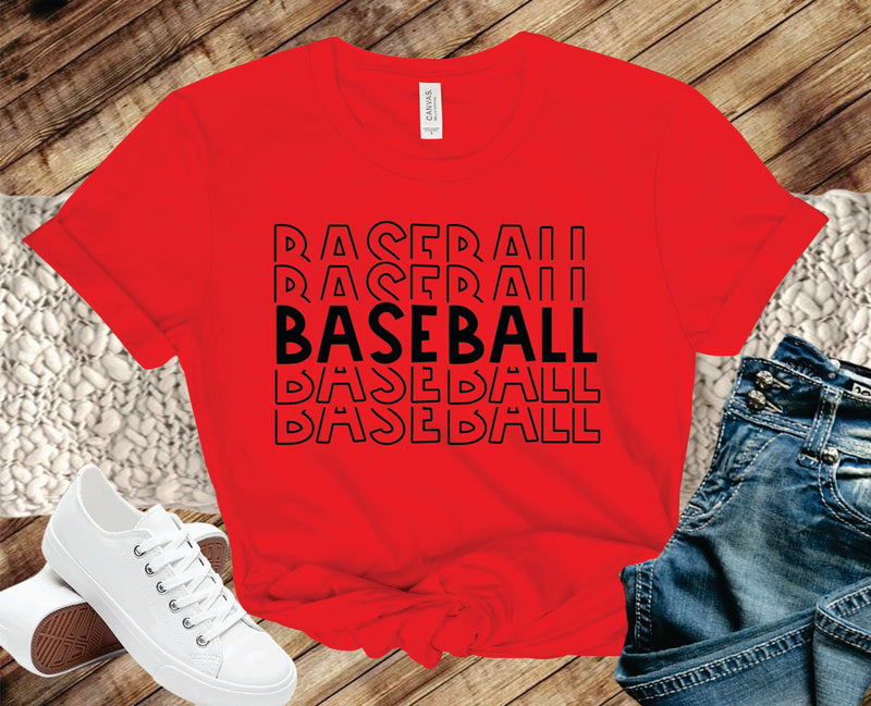 Baseball Stacked - Transfer