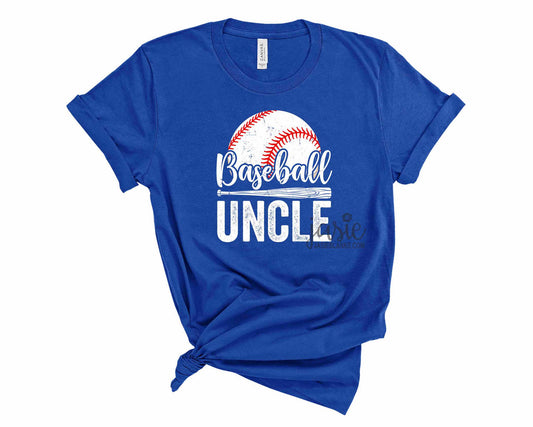 Bat and Ball Baseball Uncle  - Transfer