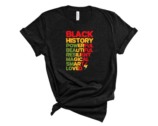 Black History Powerful, Magical, Loved - Transfer