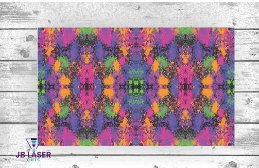 Black Splatter Paint - Patterned Material