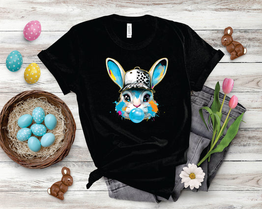Blue Bubblegum Bunny - Transfer