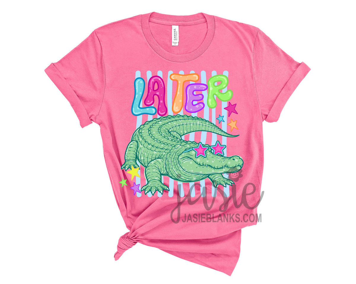 Blue Later Alligator- Transfer