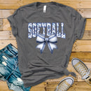 Blue Softball Coquette - Transfer