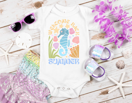 Boho Beach Welcome Back, Summer - Transfer