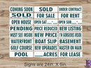 Real Estate Riders - DARK TEAL - DOUBLE SIDED