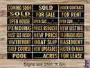 Real Estate Riders - BLACK & GOLD - DOUBLE SIDED