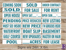 Real Estate Riders - TEAL - DOUBLE SIDED