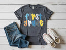 Boy Colored Checkered Grade - Transfer