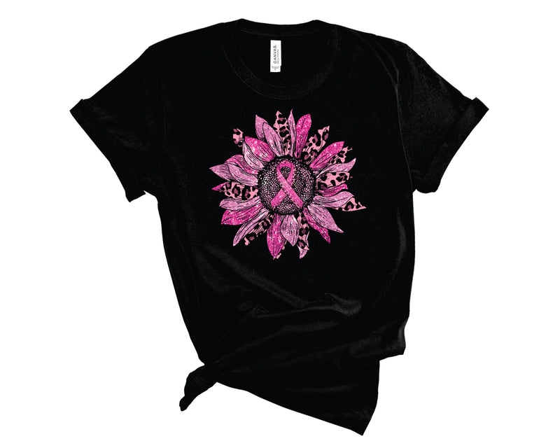 Breast Cancer Awareness Sunflower  - Graphic Tee
