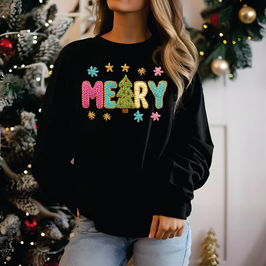 Bright Crochet Merry Tree - Transfer