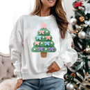 Bright Faux Yarn Christmas Tree - Transfer