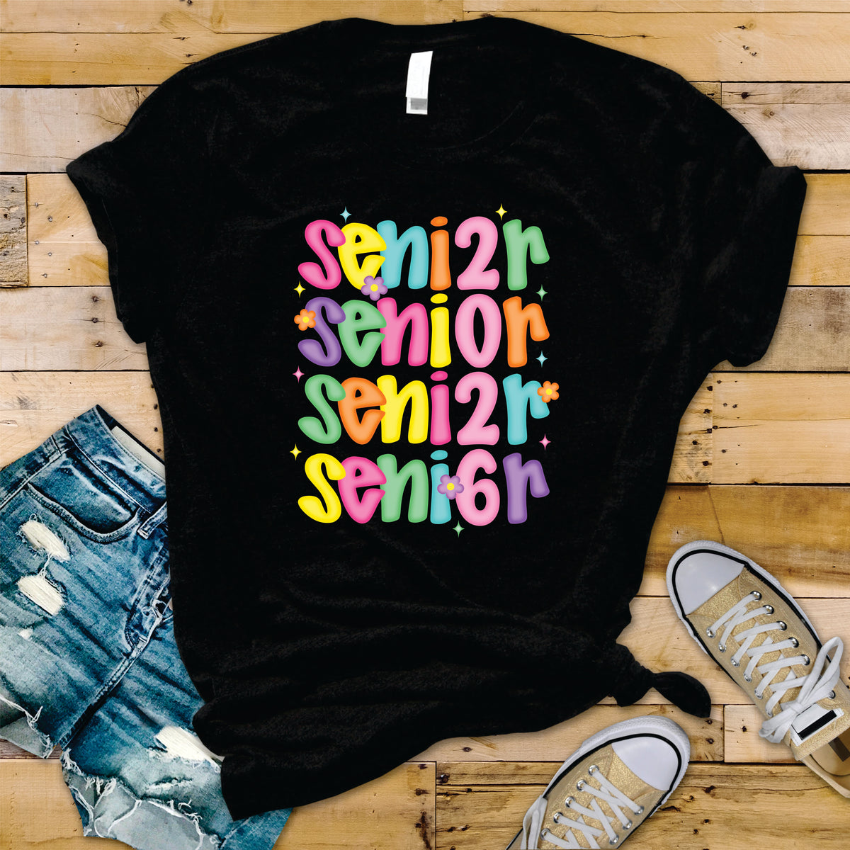 Bright Floral Senior 2026 Stacked- Transfer