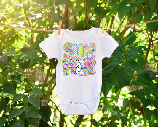 Bright Summer Patterns - Transfer