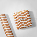 Brown Swirls Wrapping Paper