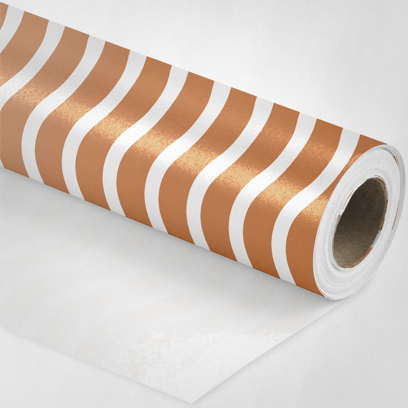 Brown Swirls Wrapping Paper