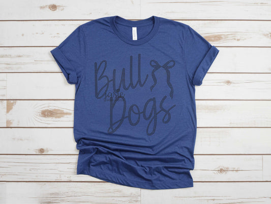 Mascot with Bow - Bulldogs - SPANGLE