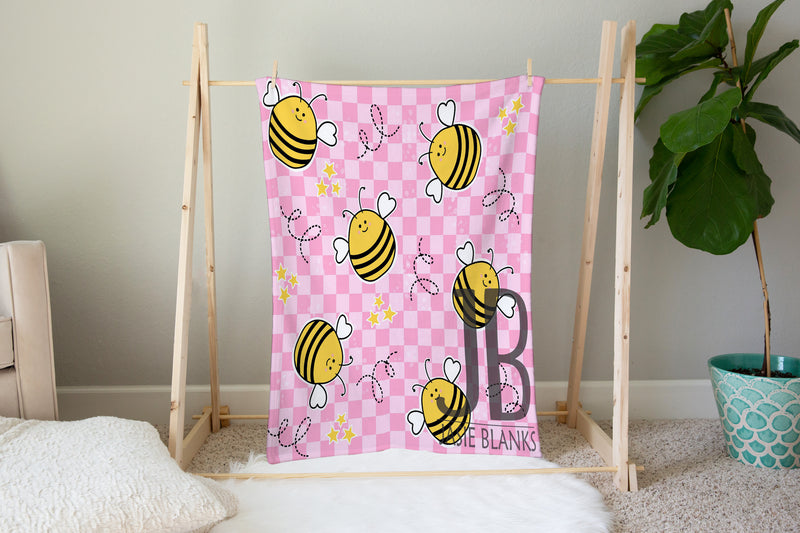 Bumble Bee Plush Blanket