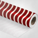 Burgundy Swirls Wrapping Paper