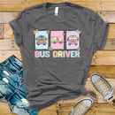 Bus Driver Pastel Seersucker - Transfer