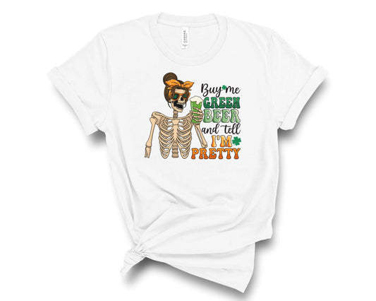 Buy Me A Green Beer Skeleton - Transfer