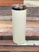 20oz Skinny Rainbow Powder Coated Tumblers