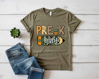 Camo Pencil Dude Grade - Transfer