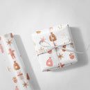 White Candies and Presents Wrapping Paper