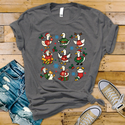 Chaotic Christmas Geese - Transfer