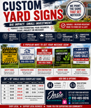 Yard Signs 24x18 | Single Sided