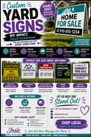 Yard Signs 24x18 | Double Sided