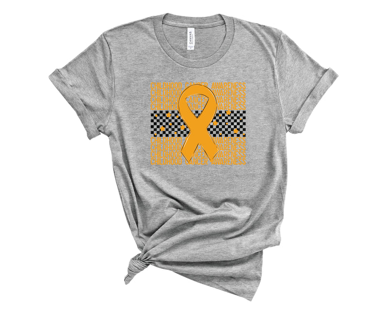 Childhood Cancer Awareness Stacked - Graphic Tee