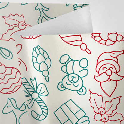 Children Drawings Wrapping Paper