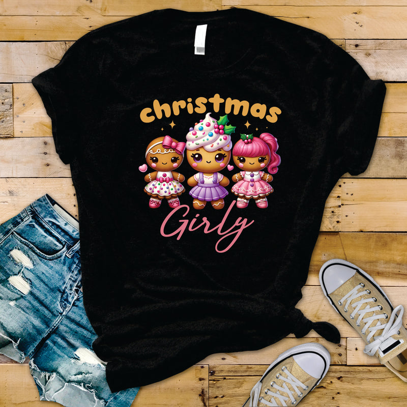 Christmas Girly Gingerbread- Transfer